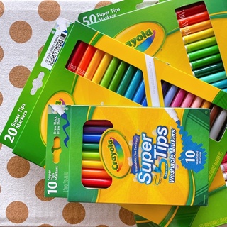 Crayola Super Tips : ปากกาเมจิก ล้างออกได้ ปลอดภัยต่อเด็ก