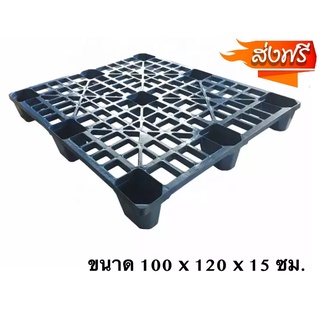 พาเลทพลาสติก แบบหลุม ขนาด 100x120x15 ซม. ส่งด่วน 1-2 วัน จัดส่งฟรีทั่วประเทศ