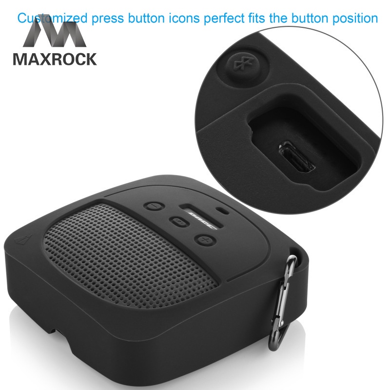 ภาพหน้าปกสินค้าMaxrock เคสซิลิโคน แบบนิ่ม กันกระแทก หลากสี สําหรับลําโพง Bose Soundlink Micro จากร้าน maxrock.th บน Shopee