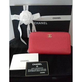 Used กระเป๋าเงิน Chanel (ของแท้) อุปกรณ์ครบ ซื้อที่คันไซ ประเทศญี่ปุ่น