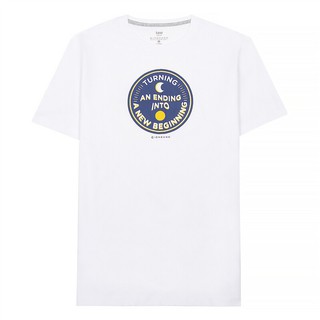 แฟชั่นคลาสสิกGIORDANO เสื้อยืดผู้ชายแขนสั้น - Mens Printed Tees 01090451