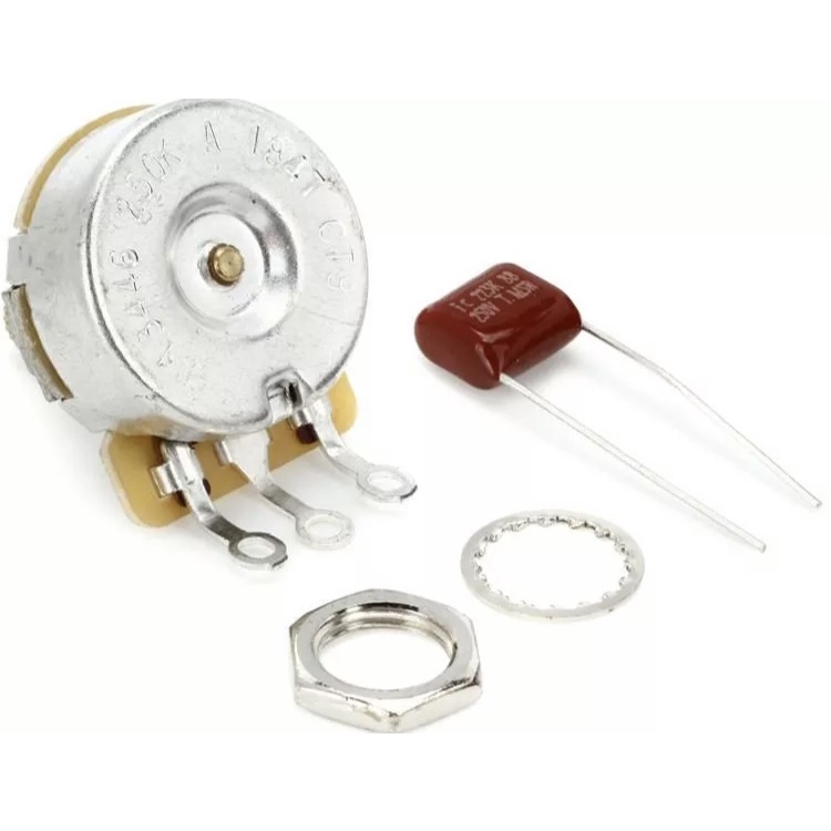 fender-pure-vintage-250k-split-shaft-potentiometer-volume-or-tone-พอทวอลุ่ม-โทน-สำหรับกีต้าร์และเบส