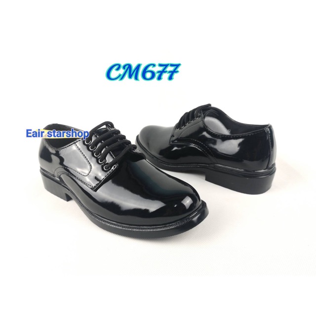 รองเท้าหนังแก้ว-รองเท้าคัทชูผู้ชาย-รุ่น-cm677-black