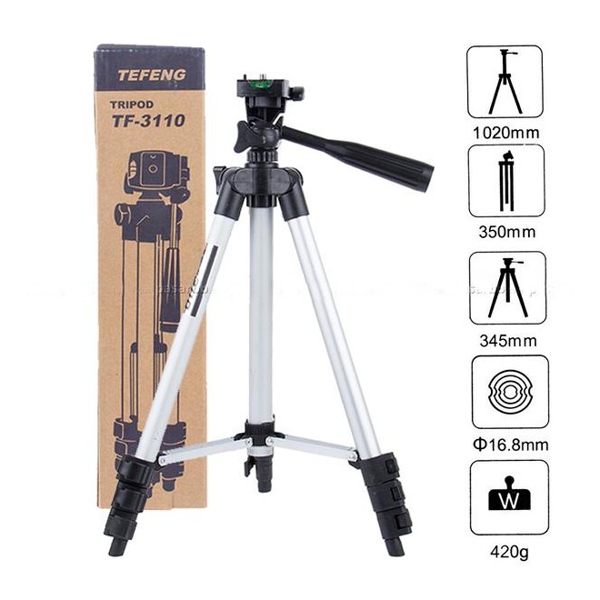 ขาตั้งกล้อง-ขาตั้งมือถือ-tripod-รุ่น-tf-3110-พร้อมอุปกรณ์ครบ