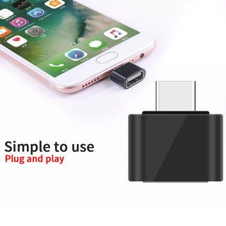 OTG อะเเดปเอตร์แปลง USB Type-C Port สำหรับ Xiaomi Type-C to USB