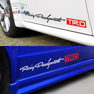 Superauto TRD สติกเกอร์พัฒนาการรถแข่ง สําหรับ Toyota 2 ชิ้น