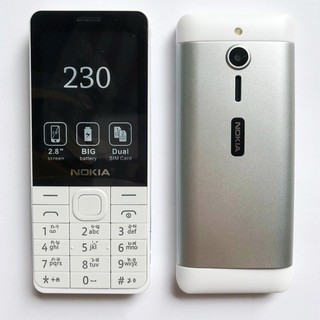 โทรศัพท์มือถือ โนเกียปุ่มกด NOKIA 230 ( สีขาว ) 2 ซิม จอ 2.8นิ้ว รุ่นใหม่ 2020