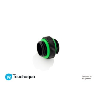 (2 PCS) Touchaqua Mini Dual G1/4" Extender Fitting (Glorious Black)