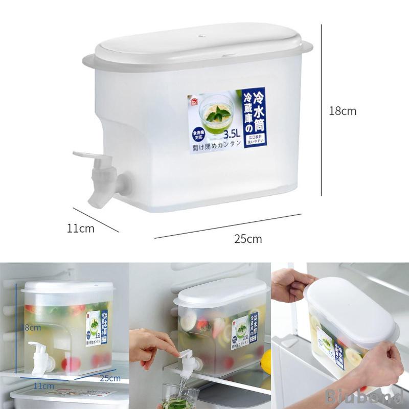 refrigerator-1gallon-water-jug-lemon-juice-kettle-container-beverage-milk-fruit-tea-dispenser-leak-free-transparent-heat-resistant-household-kitchen