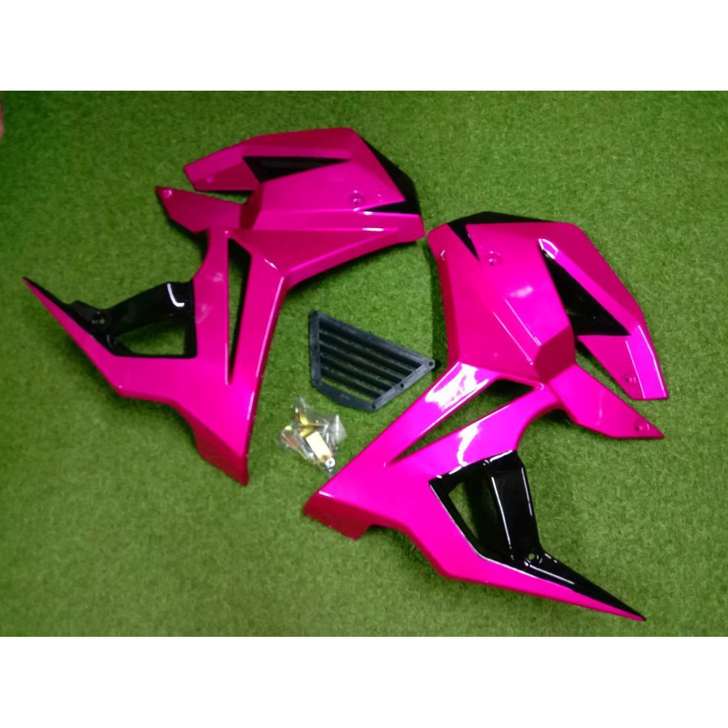 กาบข้างพร้อมอก-msx-sf-ทรง-v-1-พร้อมอุปกรณ์-พร้อมส่งทันที-สีชมพู-ดำ