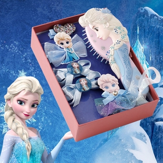 [Frozen 6-ชิ้นต่อชุด] กิ๊บติดผมเจ้าหญิงเอลซ่า เครื่องประดับผม ของขวัญ สําหรับเด็กผู้หญิง