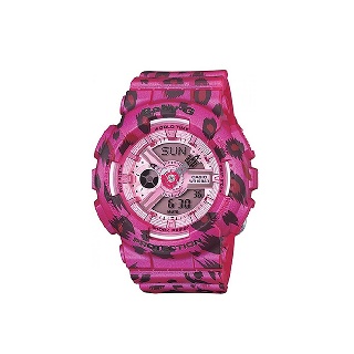 CASIO Baby-G นาฬิกาข้อมือผู้หญิง สายเรซิน รุ่น BA-110LP-4ADR - สีชมพู