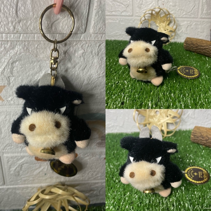 พวงกุญแจน้องวัว-ก้นถ่วง-cow-bullfight-keychain-hirokun-house-ป้ายห้อย