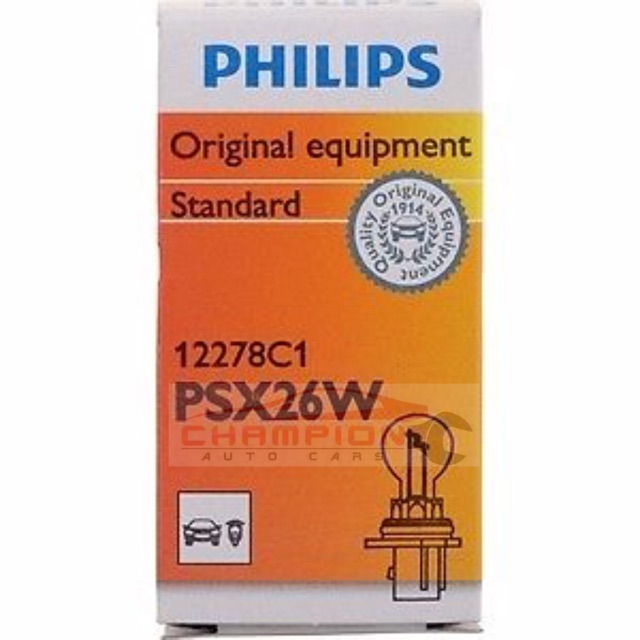 หลอดไฟรถยนต์-philips-psx26w-12v-1-หลอด