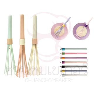 Beater Whisk ตระกร้อผสม ตะกร้อตีไข่ ตะกร้อ ซิลิโคน สีมินิมอล