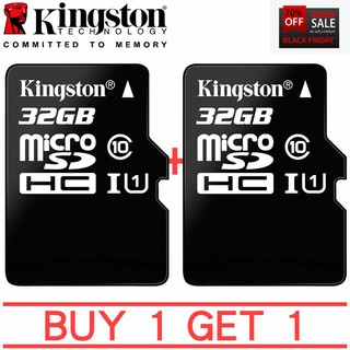 [ซื้อ 1 เอา 1]เมมโมรี่การ์ดหน่วยความจำKingston Memory Card Micro SD 32/64/128GB คิงส์ตัน เมมโมรี่การ์ด SD Card