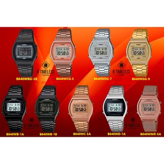 CASIOรุ่นB640W /B640WBG-1B,B640WCG-5,B640WDG-7,B640WGG-9,B640WB-1A,B640WB-1B,B640WC-5A,B640WMR-5A,B640WD-1A รับประกัน1ปี