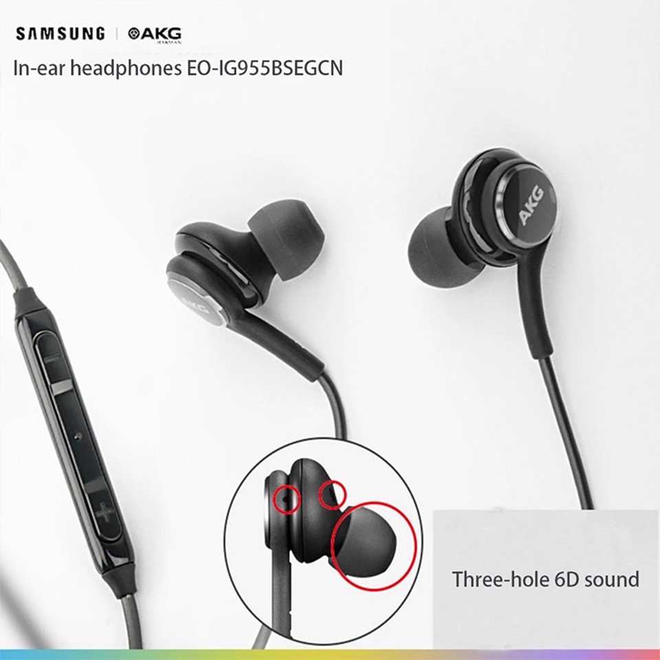 ภาพที่ให้รายละเอียดเกี่ยวกับ YUNTOHE หูฟัง Samsung EO IG955 AKG ชุดหูฟัง In-Ear 3.5มม./ประเภท C ไมโครโฟนสำหรับ Galaxy S20 Note10 s10 S9 S8 สมาร์ทโฟน