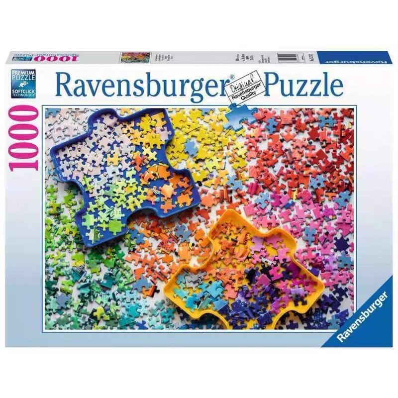 1000 Piece Jigsaw Puzzle Ravensburger The Puzzler's Desk 1000pc