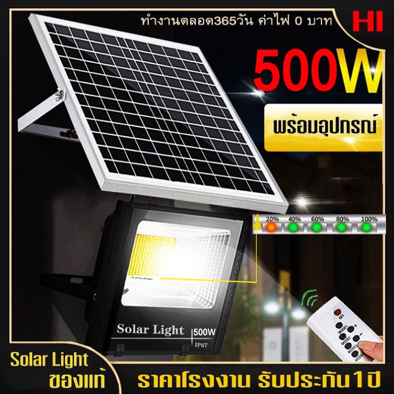 โคมไฟถนนพลังงานแสงอาทิตย์-led-กลางแจ้งไฟน้ำท่วม-ip67-กันน้ำรับประกัน-5-ปี