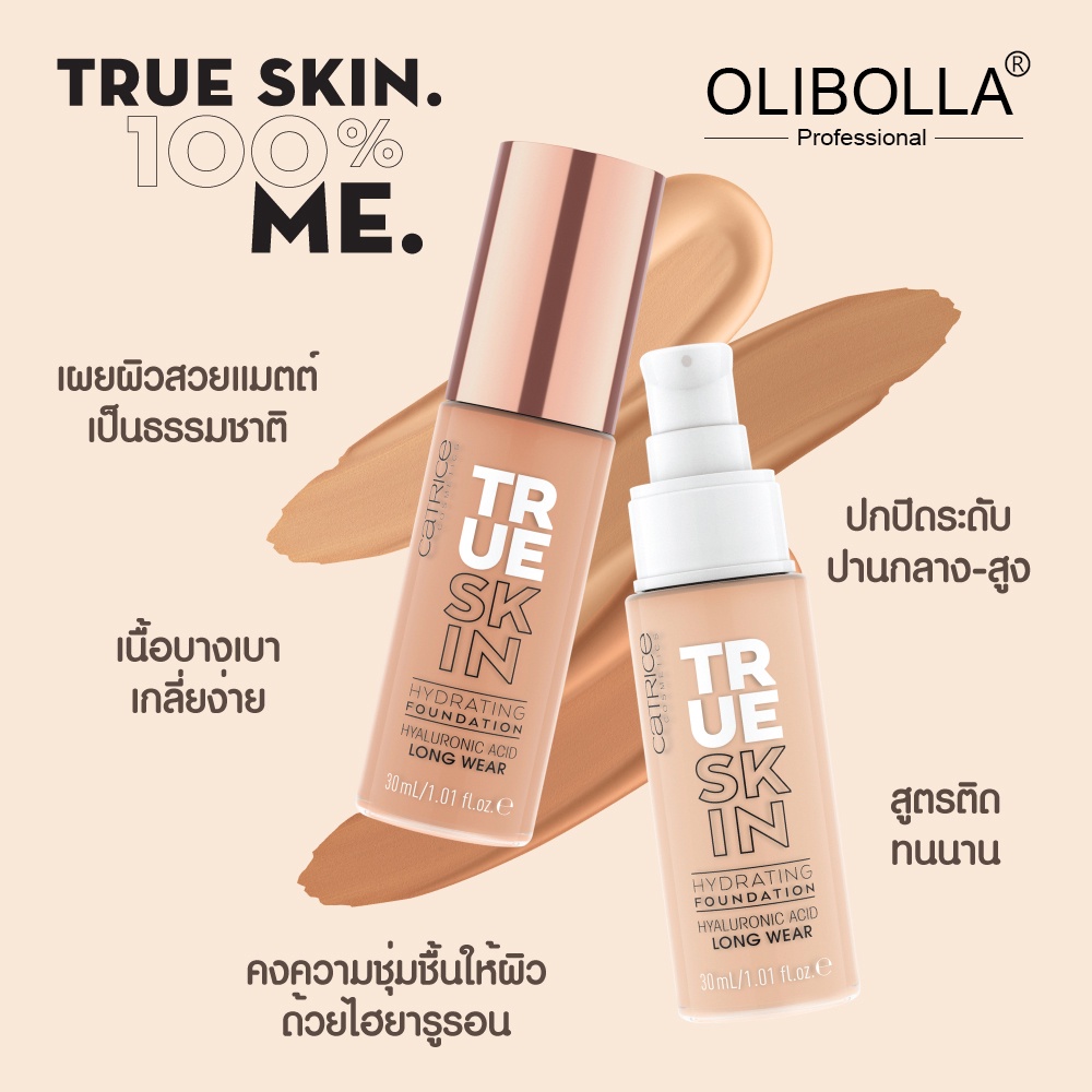 ราคาและรีวิวรองพื้นเนื้อแมตต์ บางเบา ปกปิดได้ดี รองพื้น TRUE SKIN สูตรกันน้ำ ดูเป็นธรรมชาติ เรียบเนียนและผิวสวยใส ติดทนนานตลอดวัน