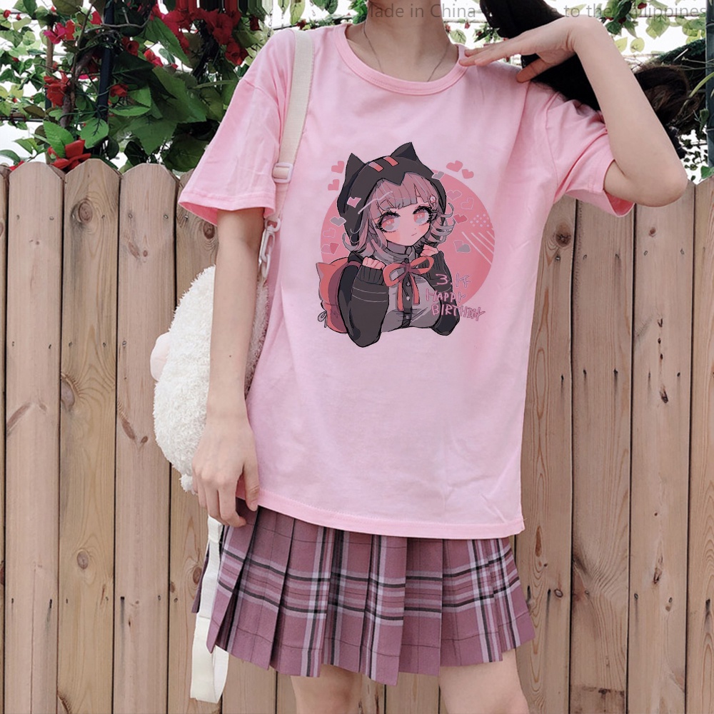 เสื้อเด็กหญิง-cod-พร้อมสต็อก-เสื้อผ้าราคาถูก-2021ใหม่-kawaii-ผู้หญิงเสื้อยืดการ์ตูนญี่ปุ่นการ์ต