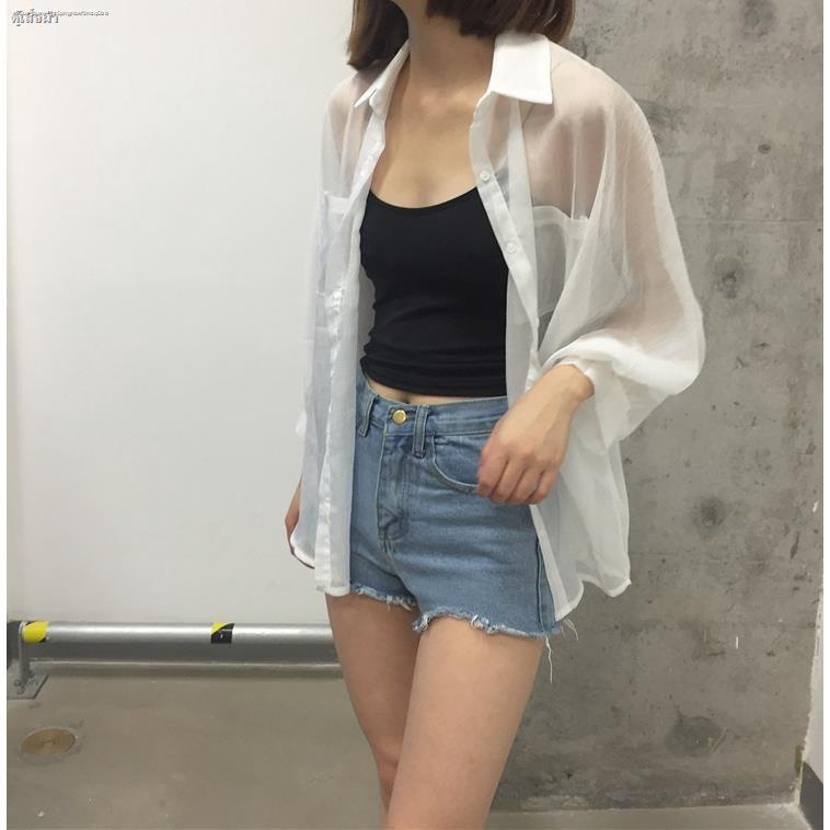 เสื้อคลุมแขนยาว-กันแดด-ทรงหลวม-สีพื้น-สำหรับผู้หญิง