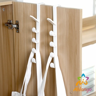 Ahlanya ที่แขวนประตู ตะขอแขวนประตู 5 ขอ ที่แขวนของเกี่ยวประตู ส่งคละสี Back Door Multipurpose Hanger