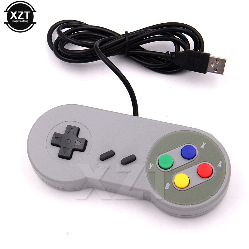 คลาสสิก Retro Super USB Controller Gamepad จอยสติ๊กสําหรับ Nintendo ...