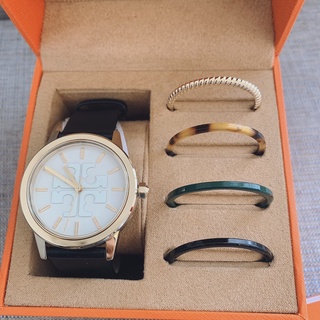 นาฬิกา เปลี่ยนกรอบ Tory Burch TBW2018 Gigi Quartz Ladies Watch Box Set (36mm)