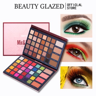 Beauty GLAZED พาเลตต์อายแชโดว์ ชิมเมอร์ ไฮไลท์ คอนทัวร์ คอนทัวร์ กันน้ํา 68 สี