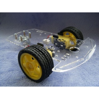Smart car 2WD chassis car tracing robot car chassis with a code disk / speed / send the battery box