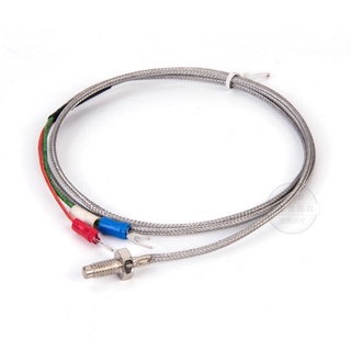 ￼สายเทอร์โมคัปเปิ้ล thermocouple เป็นหัววัดอุณหภูมิ type.K เกลียว M6 วัดอุณหภูมิ 0-600องศาราคา44บาทพร้อมส่งในไทย