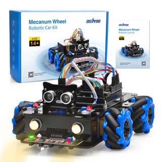 พร้อมส่งทันที ชุดเรียนรู้ Arduino Robotic Car Kit (developed by Japan&amp;Canada engineer team) รุ่นใหม่ล่าสุด Mecanum wheel