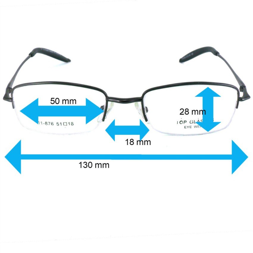 top-glasses-แว่นตา-รุ่น-11-876-สีเทา-ทรงสปอร์ต-กรอบเซาะร่อง-ขยายขนาดได้