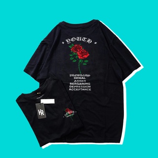 Baju Kaos Pria Distro Murah Motif Mawar Youth Problem kaos pria terbaru OutWear