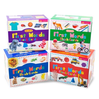 BrainyToys First Words Flash Cards การ์ดคำศัพท์ 5 หมวด 4 กล่อง (ซื้อแยกกล่องได้)