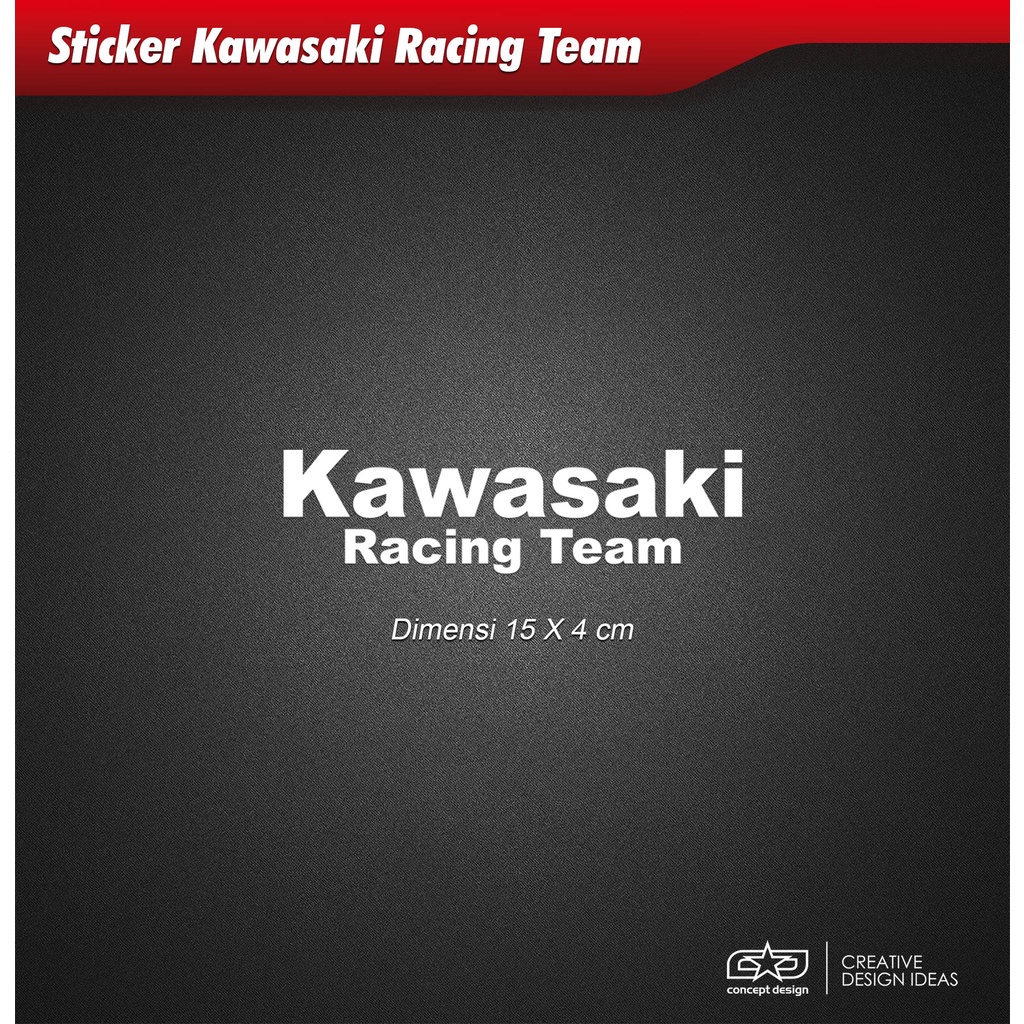 สติกเกอร์ทีมแข่งรถ-kawasaki