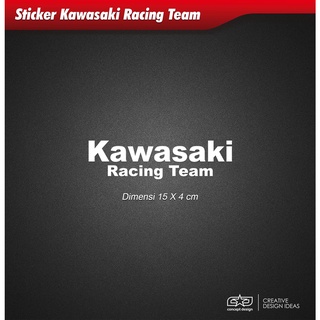 สติกเกอร์ทีมแข่งรถ Kawasaki