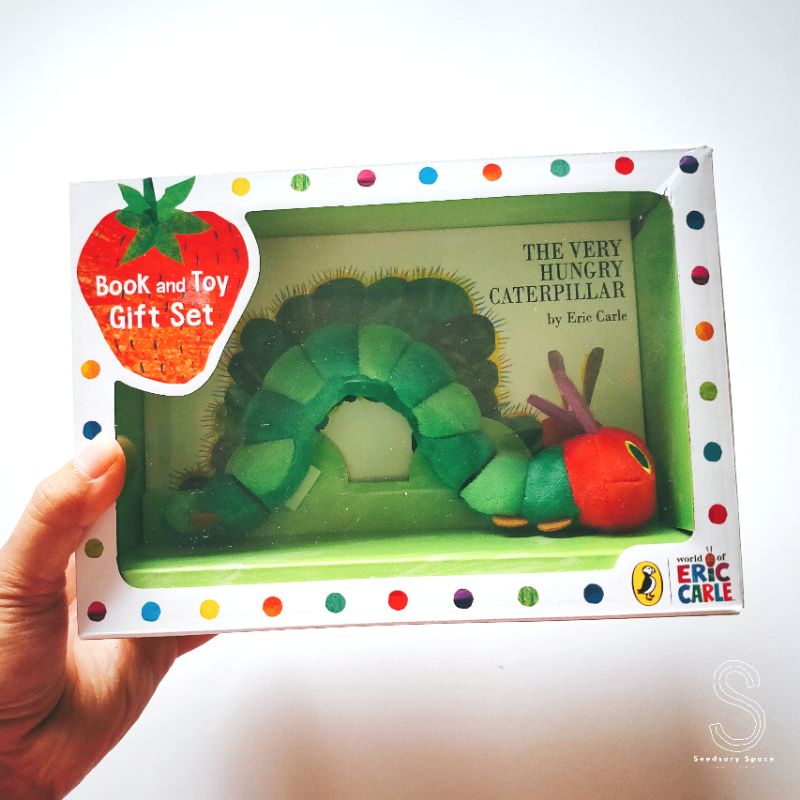 [พร้อมส่ง] The Very Hungry Caterpillar Book & Toy Gift Set Shopee Thailand