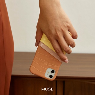 ภาพขนาดย่อของภาพหน้าปกสินค้า( ลดเพิ่ม 65.-) MUSE 3Tone Card Holder Phone Case COLORFUL (11/11Pro/11Pro Max) จากร้าน muse.onthemove บน Shopee ภาพที่ 3