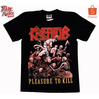 เสื้อยืดผ้าฝ้ายพรีเมี่ยม เสื้อวง Kreator SP-325 เสื้อวงดนตรี เสื้อวงร็อค เสื้อนักร้อง