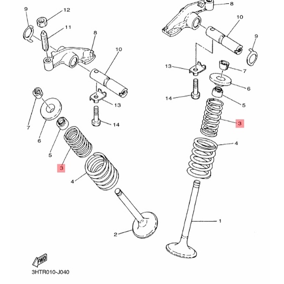 9050131454-สปริงวาล์วตัวใน-sr400-sr500-tt500-xt500-virago750-xv920-spring-compression-แท้-yamaha-90501-31454