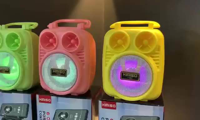 ลำโพงบลูทูธ-รุ่น-kms-1182m-สีพาสเทล-เสียงดี-สวยๆ-wireless-speakerbluetooth-ดอกลำโพง-3-นิ้ว-ขนาดพกพา-น้ำหนักเบา-ใช้ง่าย