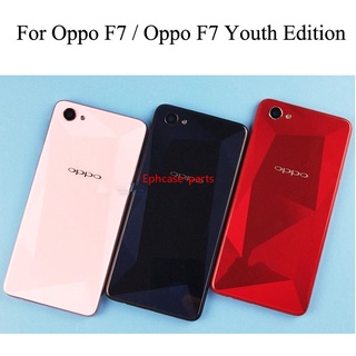 Epcph- เคสแบตเตอรี่ด้านหลัง สีเงิน แดง ชมพู สําหรับ Oppo F7 Oppo F7 Youth Edition Oppo A3