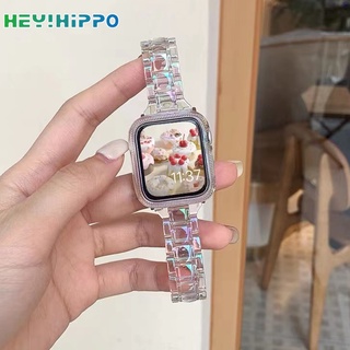 ภาพหน้าปกสินค้าสายนาฬิกาข้อมือ PC แบบใส สําหรับ Smart Watch Series 7 SE 6 5 4 3 iwatch ขนาด 45 44 42 41 40 38 มม. ที่เกี่ยวข้อง