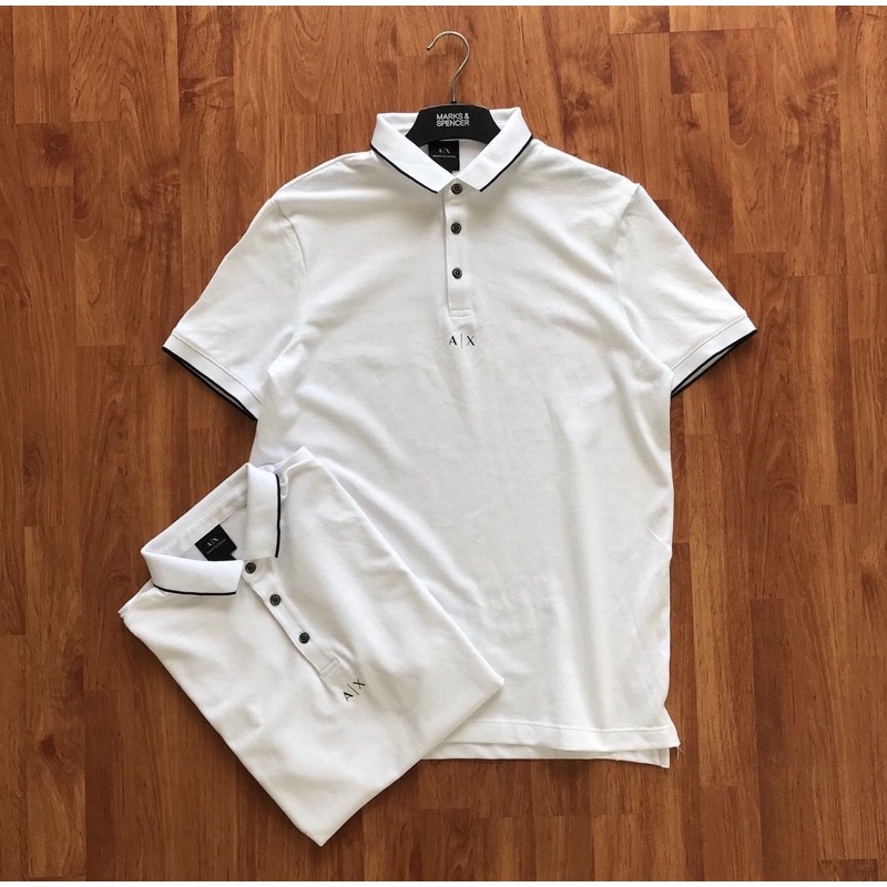 armani-exchange-stretch-jersey-polo-shirt-เสื้อโปโลแขนสั้นแบรนด์