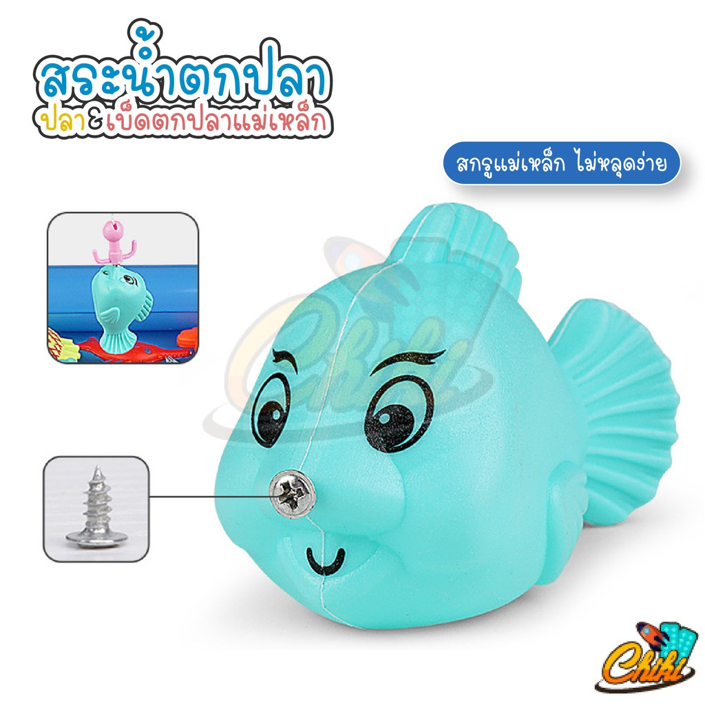 เกมตกปลา-fishing-game-magnet-fishing-toy-ของเล่นตกปลาแม่เหล็ก