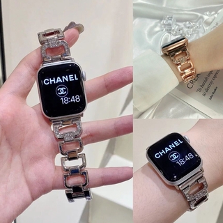 สินค้า สายนาฬิกาข้อมือสแตนเลสสําหรับ Apple Watch Series se 7 6 5 4 3 2 1 38 / 40 มม . 42 / 44 มม .41mm 45mm