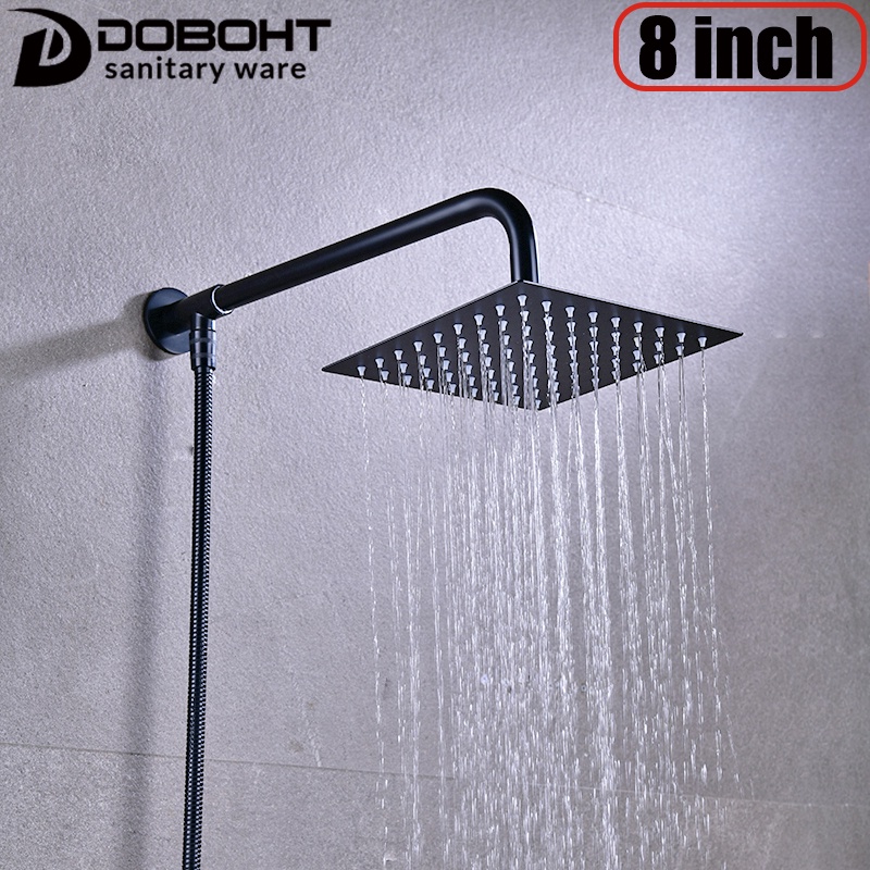 doboht-ชุดหัวฝักบัวอาบน้ํา-สเตนเลส-8-นิ้ว-และสายฝักบัวอาบน้ํา-1-5-เมตร